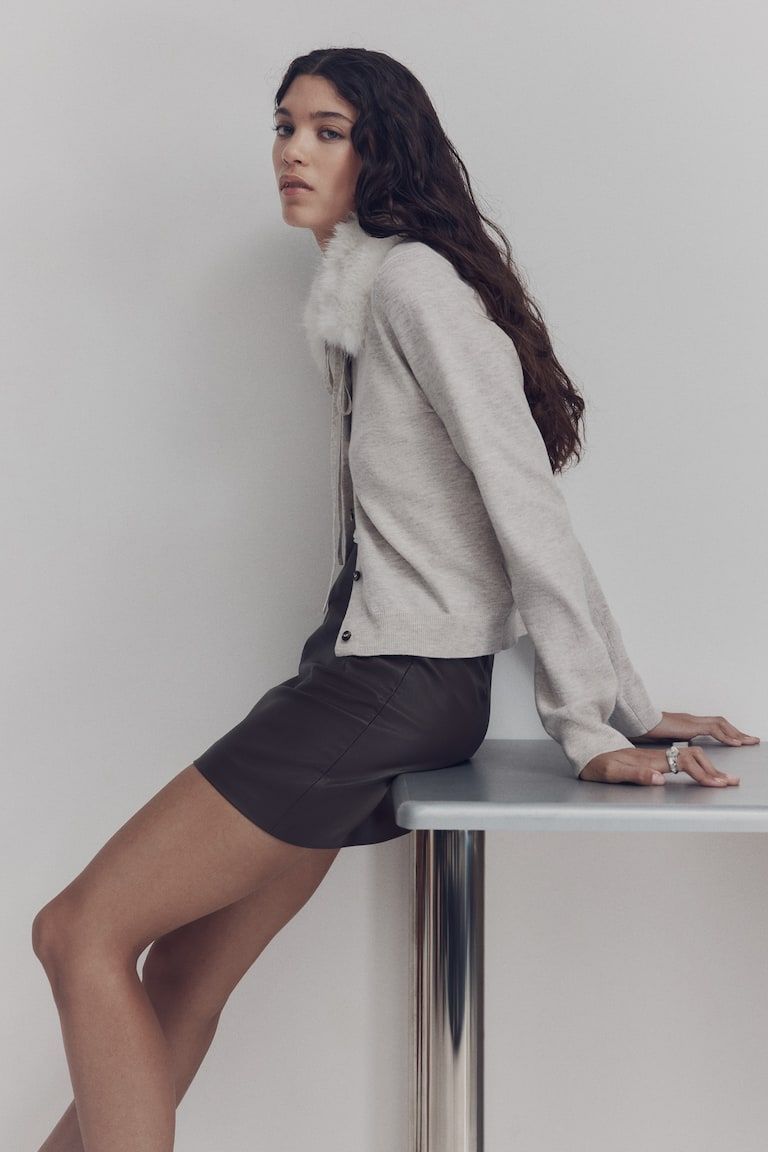 Cardigan with Collar
