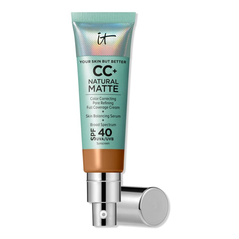 CC+ Cream Natural Matte Foundation with SPF 40 - Rich Honey