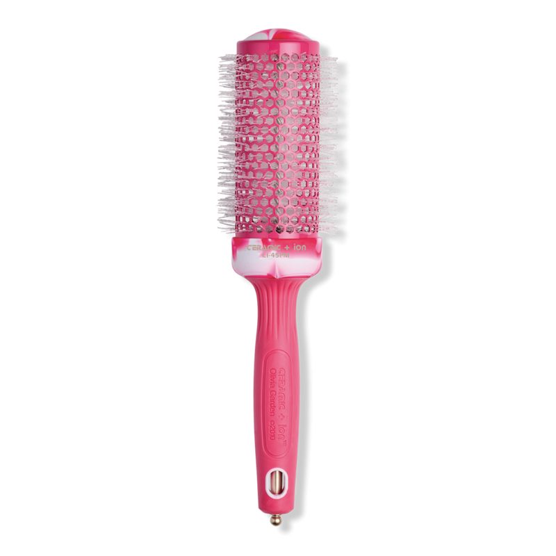 Ceramic + Ion Pink Marble Thermal Brush - 1-3/4"