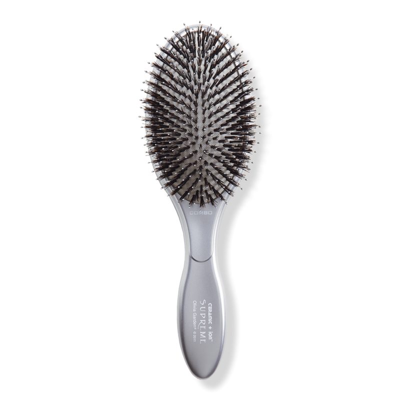 Ceramic + Ion Supreme Combo Oval Cushioned Paddle Brush - 3-1/4"