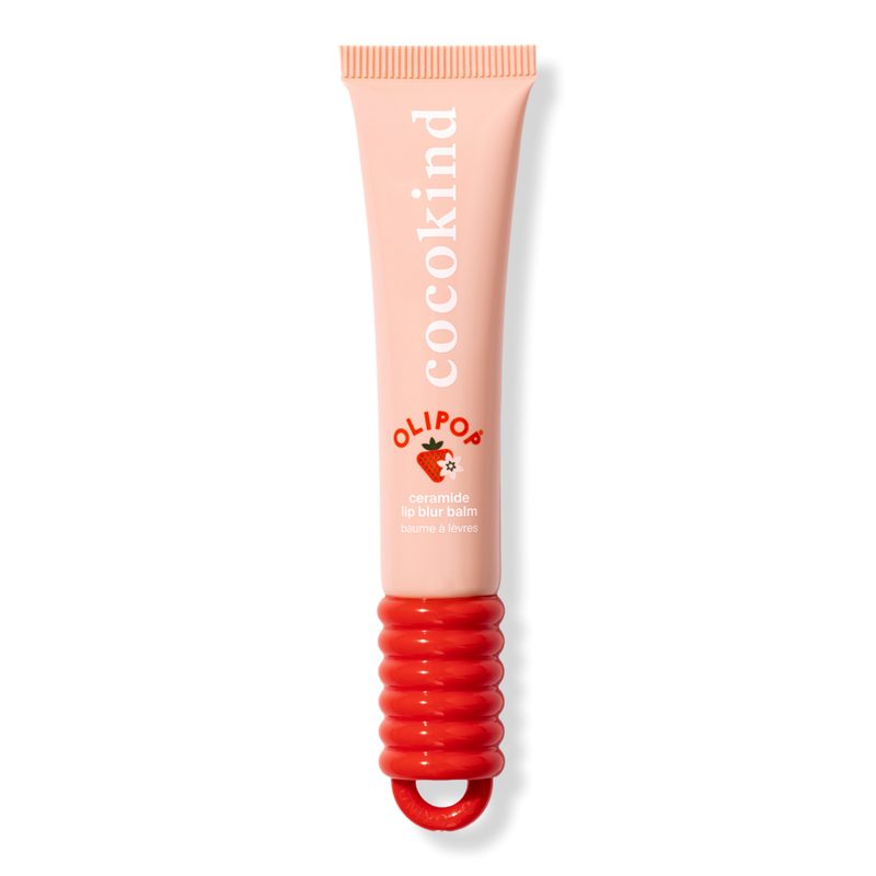 Ceramide Lip Blur Balm Hydrating & Smoothing Lip Treatment - Olipop Strawberry Vanilla