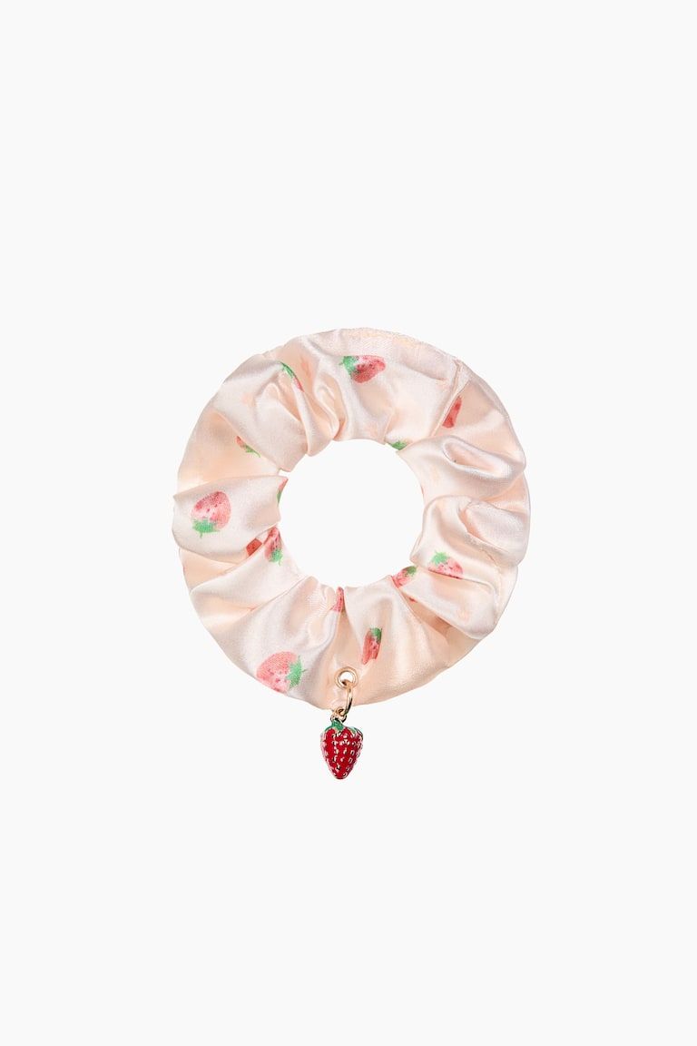 Charm-Detail Scrunchie