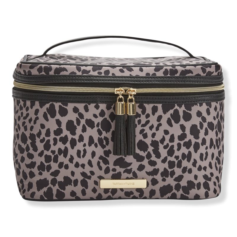 Cheetah Charm Deluxe Train Case