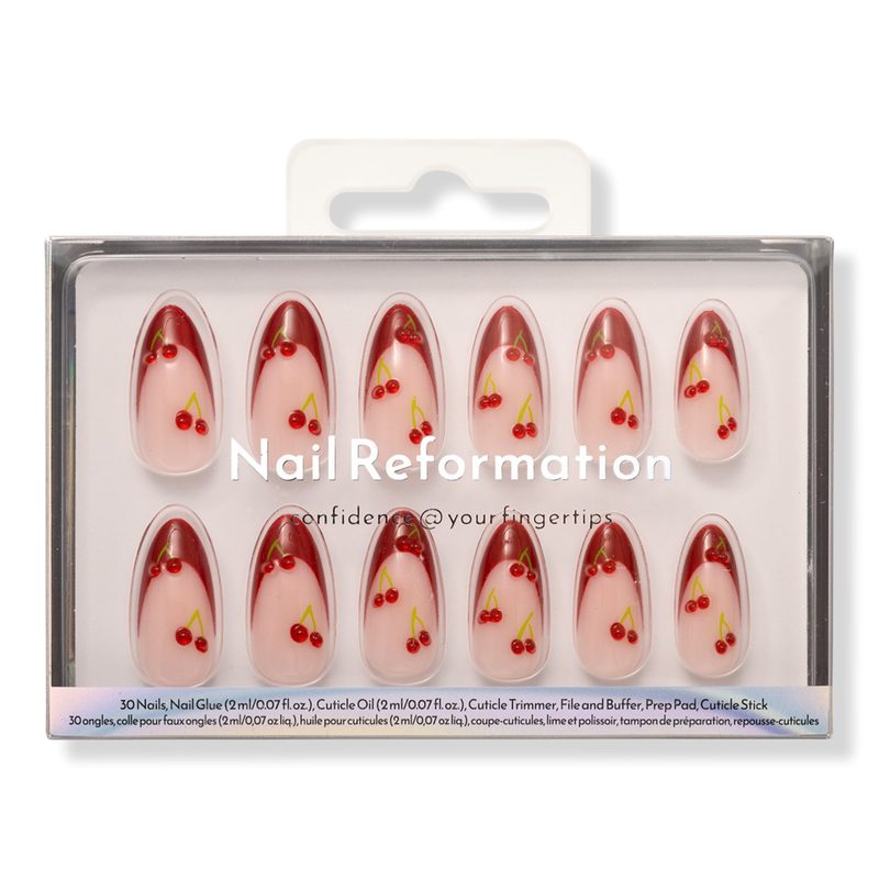 Cherry Press On Nails