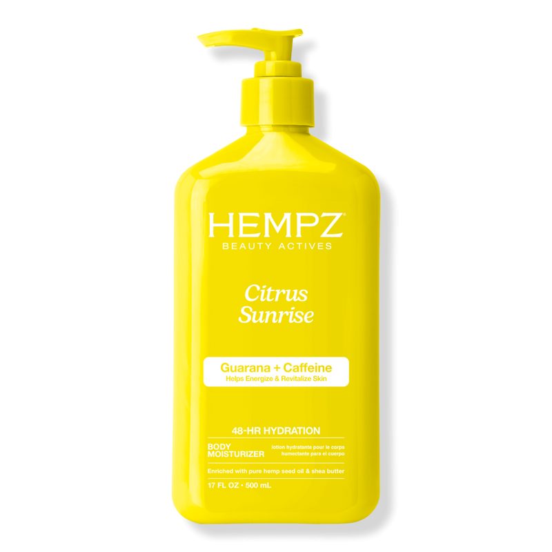 Citrus Sunrise Body Moisturizer with Guarana + Caffeine