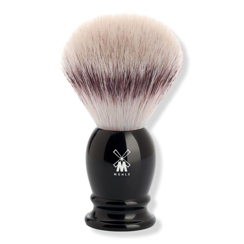 Classic Black Silvertip Fiber Shaving Brush - Medium