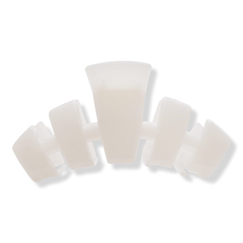 Classic Large Claw Hair Clip - Coconut White