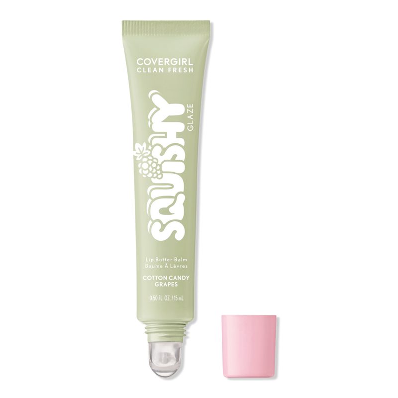 Clean Fresh Squishy Glaze Lip Butter Balm - Cotton Candy Grapes