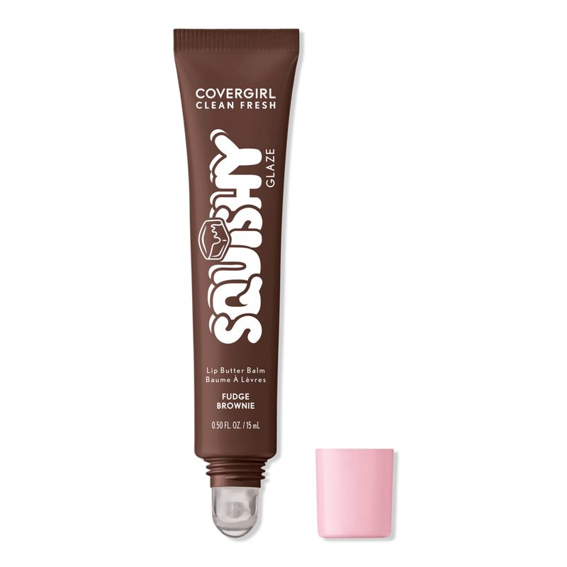 Clean Fresh Squishy Glaze Lip Butter Balm - Fudge Brownie