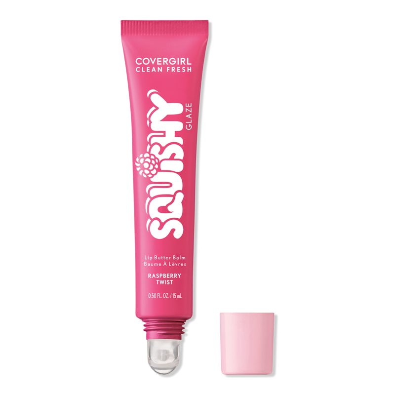 Clean Fresh Squishy Glaze Lip Butter Balm - Raspberry Twist