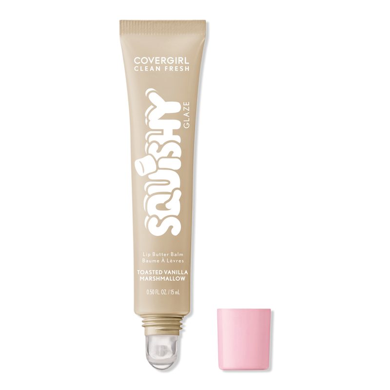 Clean Fresh Squishy Glaze Lip Butter Balm - Toasted Vanilla Marshmallow