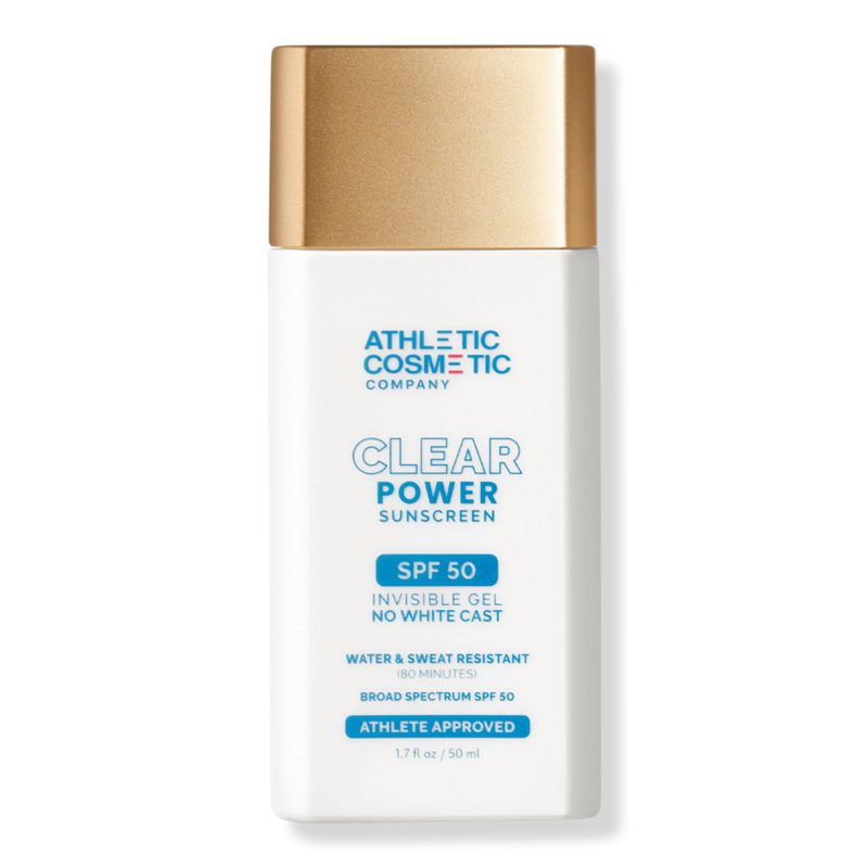 Clear Power Sunscreen SPF 50 Invisible No White Cast Sweat & Water Resistant