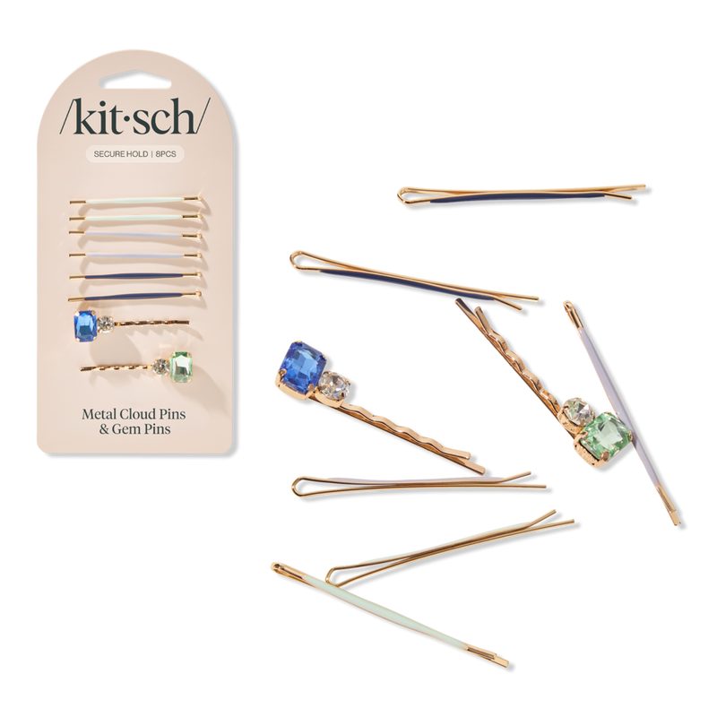 Cloud & Gem Bobby Pins 8 Piece Set - Garden Bouquet