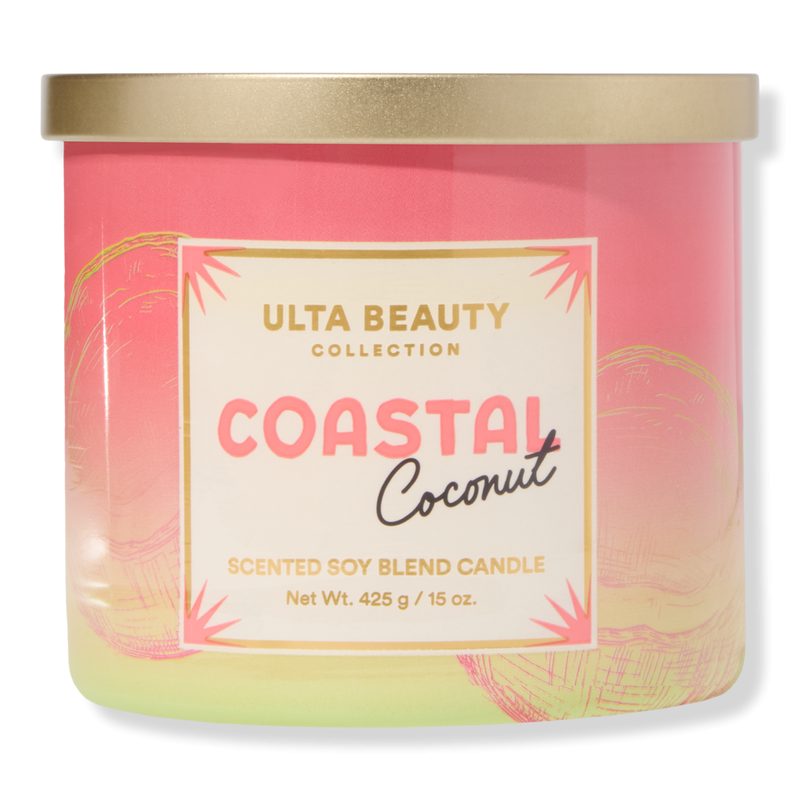 Coastal Coconut 3-Wick Scented Candle
