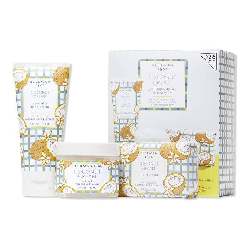 Coconut Cream Goat Milk Bodycare Discovery Kit