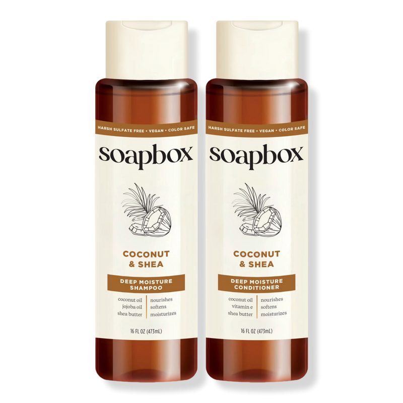 Coconut Shampoo & Conditioner Duo - 16 oz
