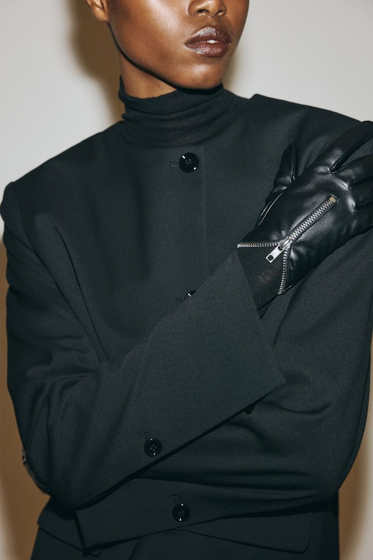 Collarless Jacket