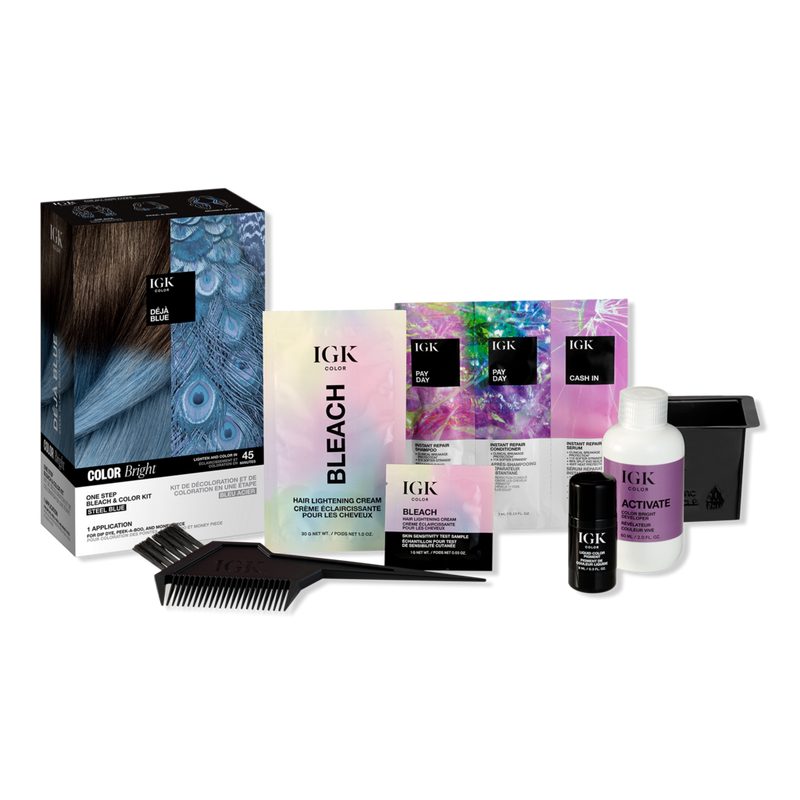 Color Bright One Step Bleach & Color Kit - Déjà Blue