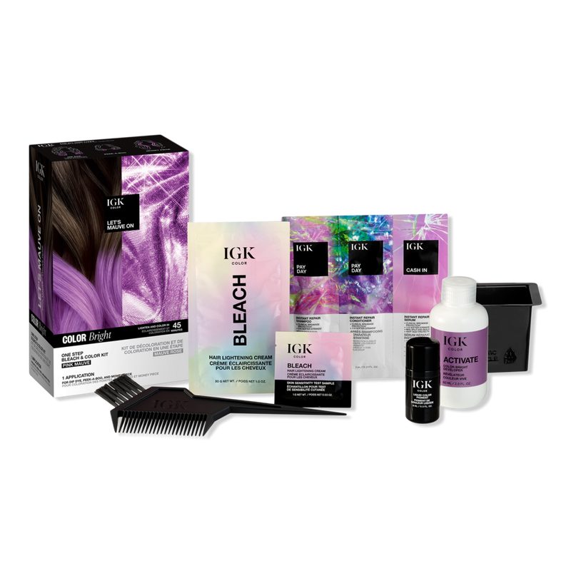 Color Bright One Step Bleach & Color Kit - Let's Mauve On