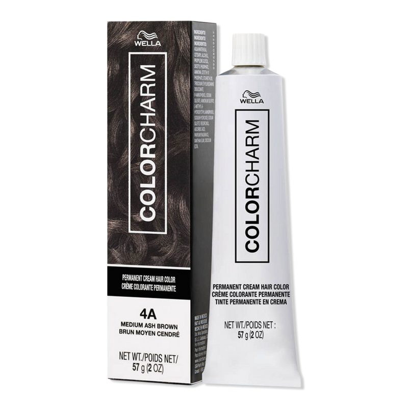 Colorcharm Permanent Cream Hair Color - 4A MEDIUM ASH BROWN