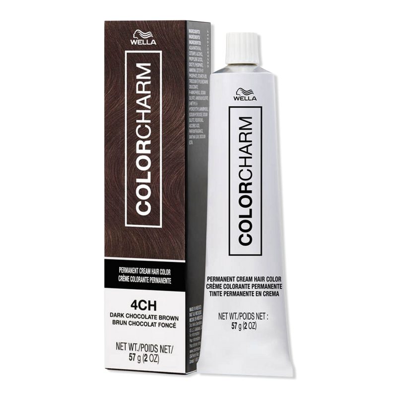 Colorcharm Permanent Cream Hair Color - 4CH DARK CHOCOLATE BROWN