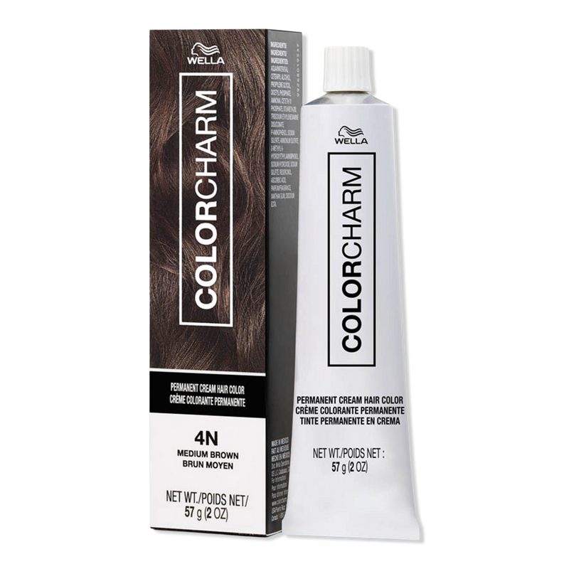 Colorcharm Permanent Cream Hair Color - 4N MEDIUM BROWN