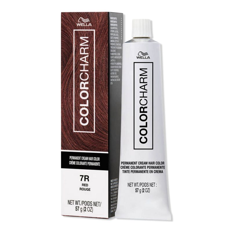 Colorcharm Permanent Cream Hair Color - 7R RED