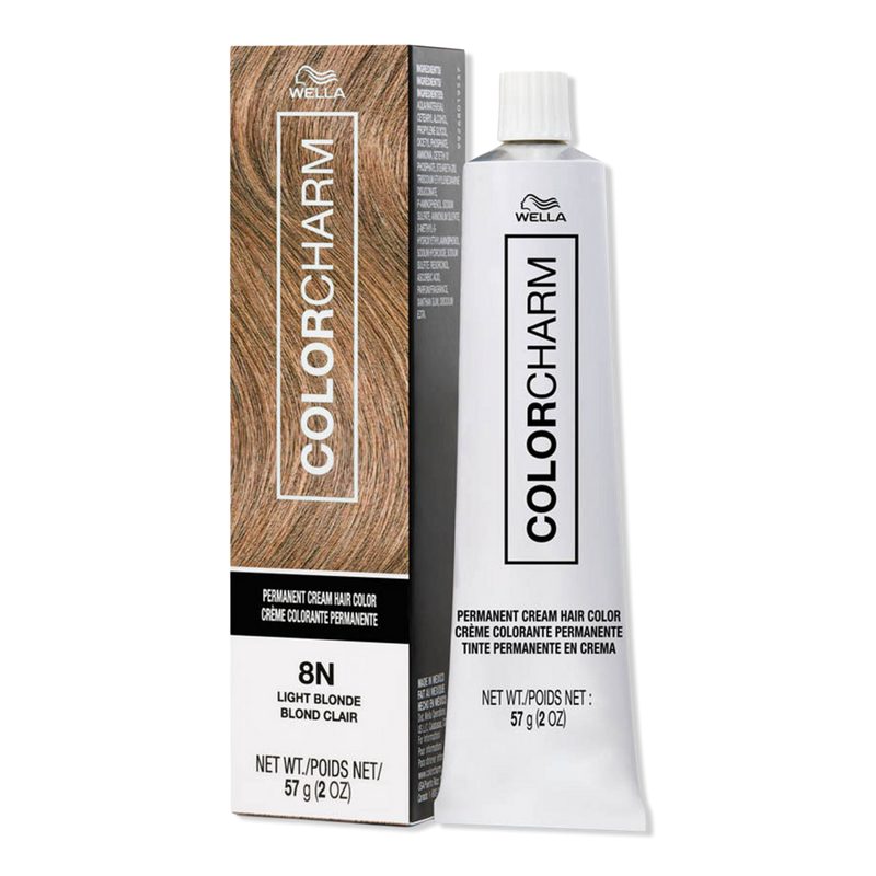 Colorcharm Permanent Cream Hair Color - 8N LIGHT BLOND