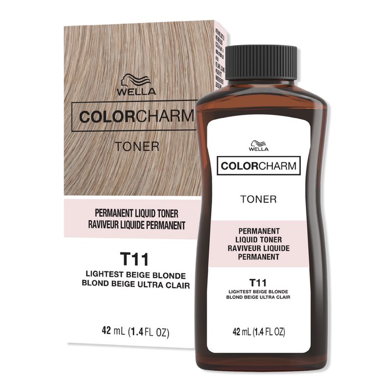 Colorcharm Permanent Liquid Hair Toner - T11 Lightest Beige Blonde
