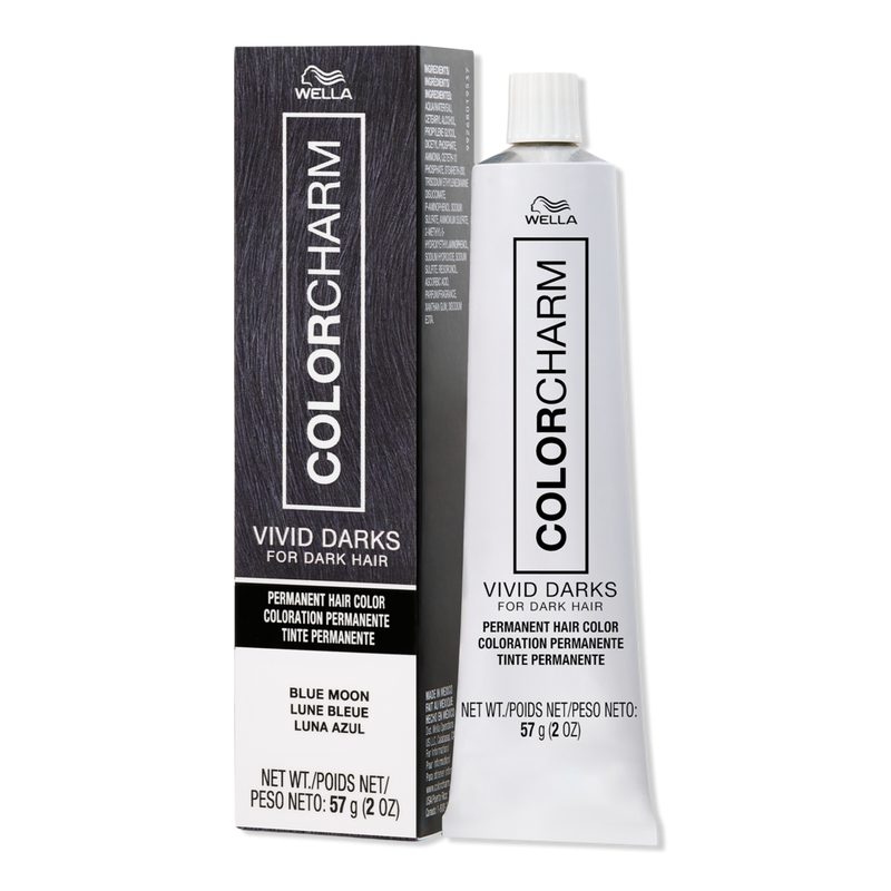 Colorcharm Vivid Darks Permanent Cream Hair Color - BLUE MOON