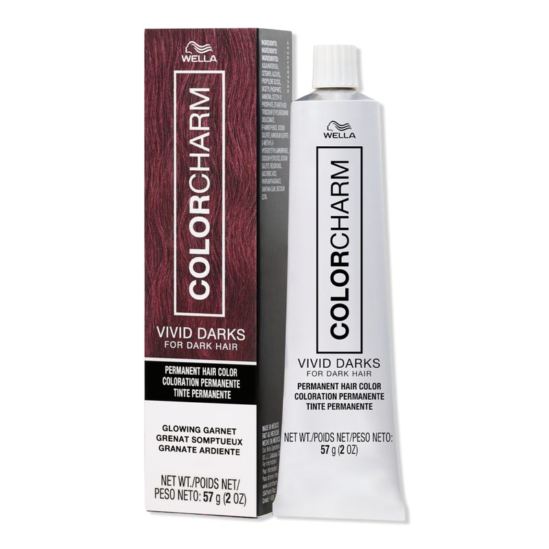 Colorcharm Vivid Darks Permanent Cream Hair Color - GLOWING GARNET
