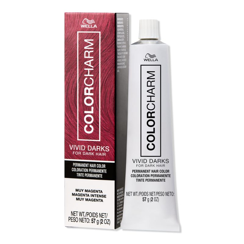 Colorcharm Vivid Darks Permanent Cream Hair Color - MUY MAGENTA