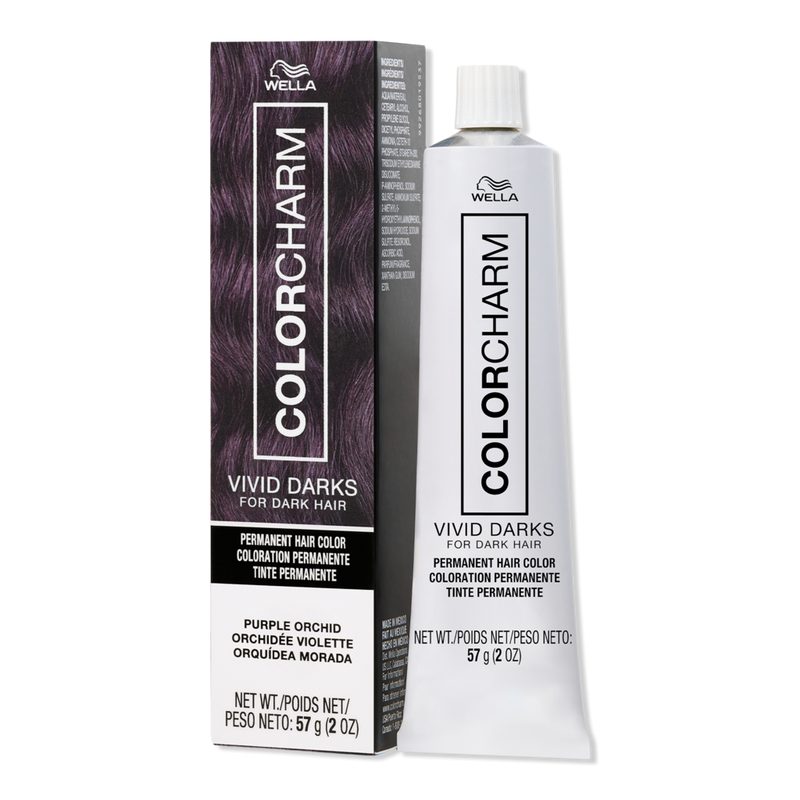 Colorcharm Vivid Darks Permanent Cream Hair Color - PURPLE ORCHID