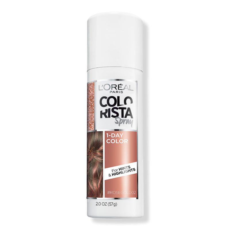 Colorista Hair Makeup Temporary 1-Day Spray - Rosegold