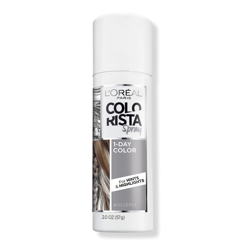 Colorista Hair Makeup Temporary 1-Day Spray - Silver