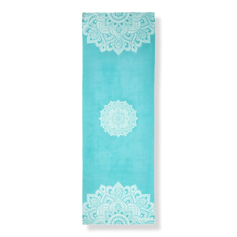 Combo Travel Yoga Mat 1.5mm - Mandala Turquoise