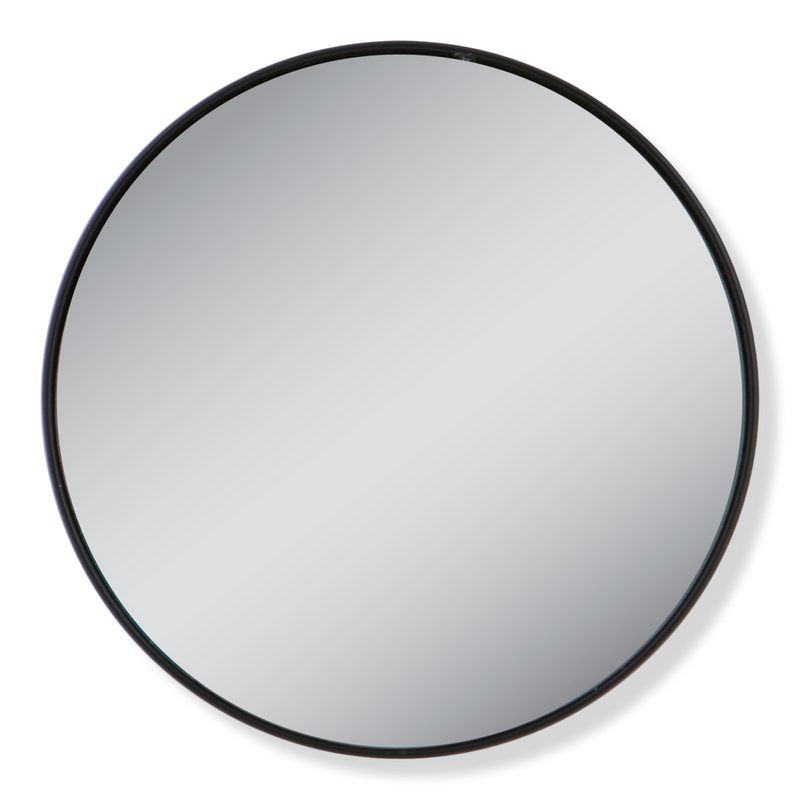 Compact Mirror with 10X Magnification & Suction Cups - Black