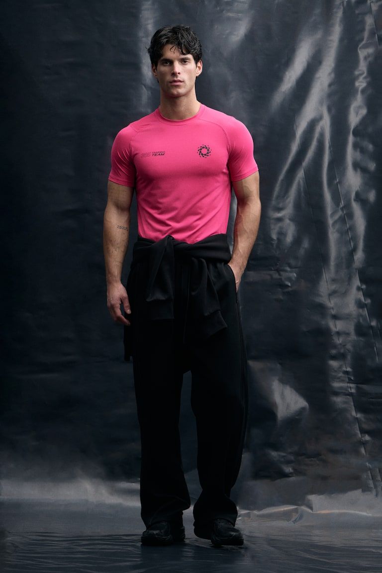 Compression-Fit Sports T-Shirt with DryMove™