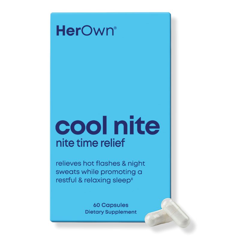 Cool Nite Capsules: Relieves Hot Flashes and Night Sweats