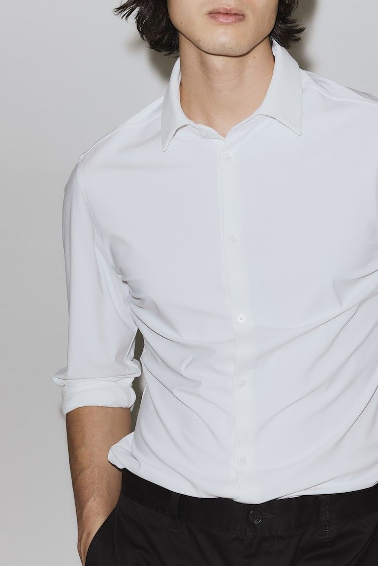 Cooling Four-Way Stretch Slim Fit Shirt
