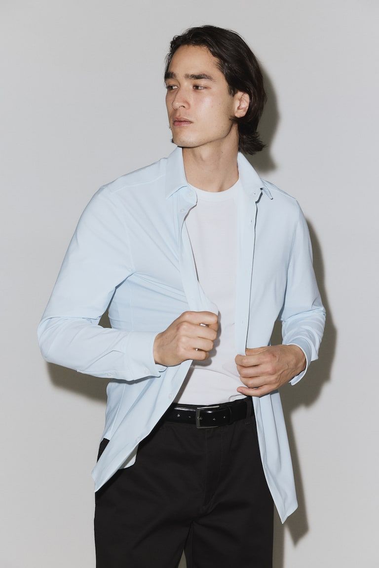 Cooling Four-Way Stretch Slim Fit Shirt