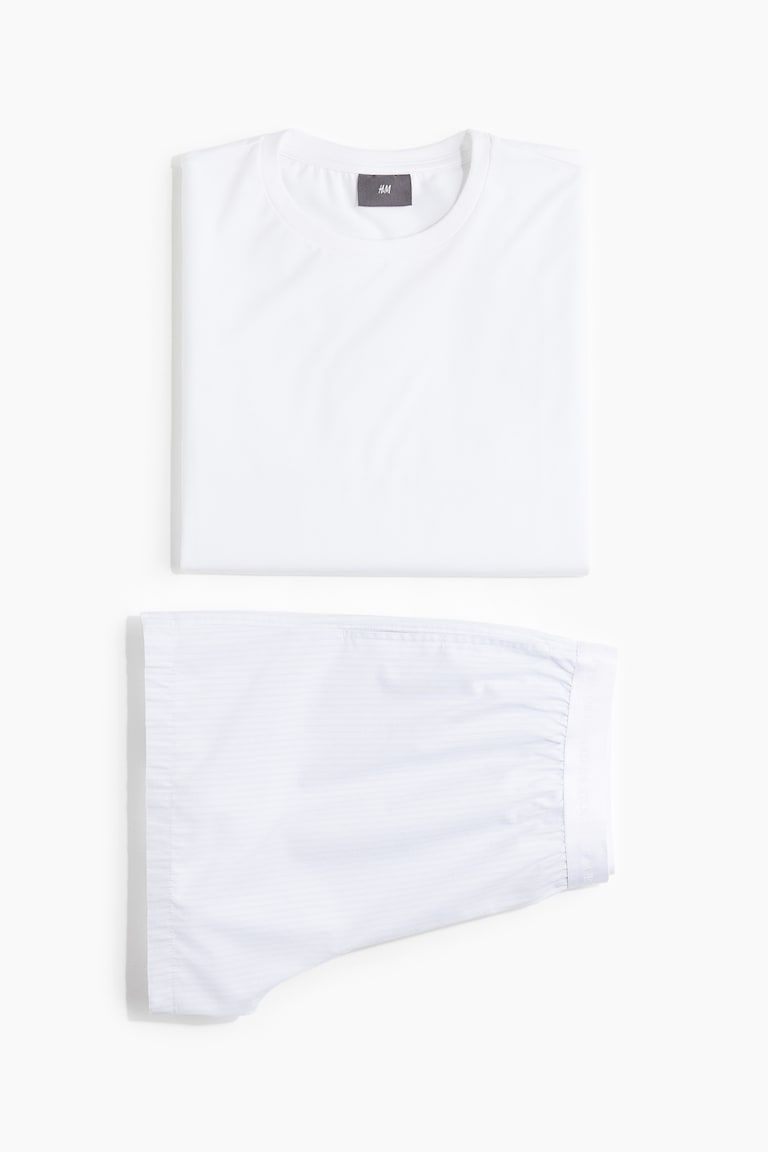 COOLMAX® Pajama T-Shirt and Shorts