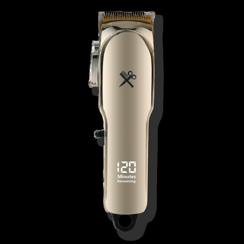 Cordless Rechargeable Men’s Hair Clippers with Ceramic Blade & 6 Guide Combs