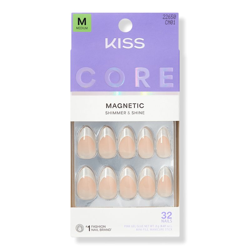 Core Magnetic Medium Almond Press On Nails - Patchouli