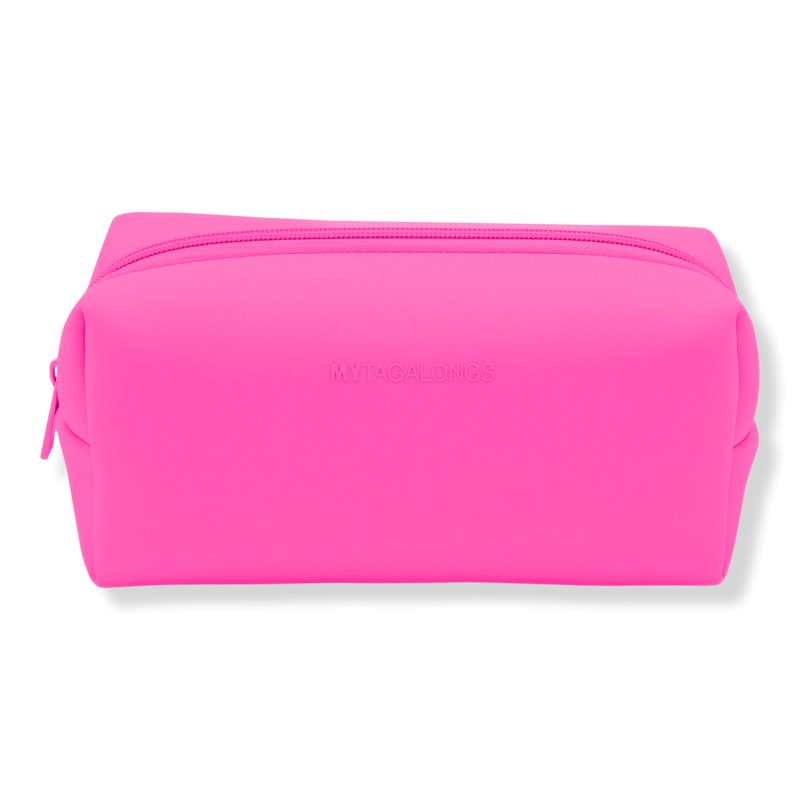 Cosmetic Case with Brush Pouch - Pink