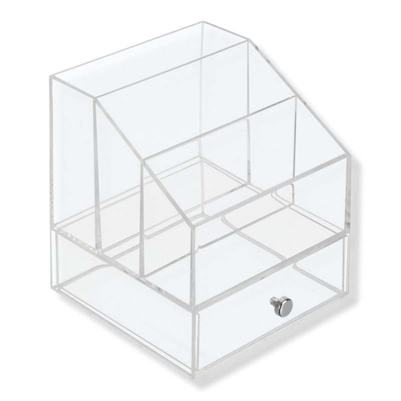 Cosmetic Palette Organizer with Drawer for Vanity or Cabinet