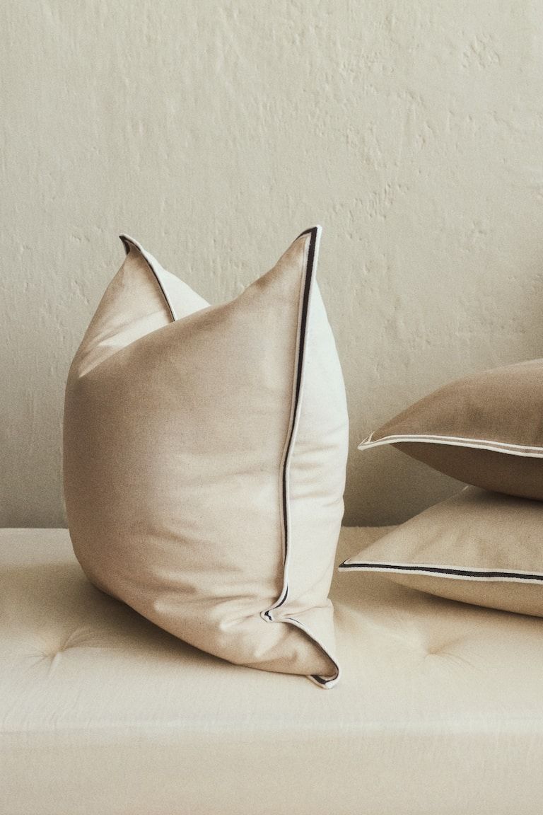 Cotton Canvas Cushion Cover
