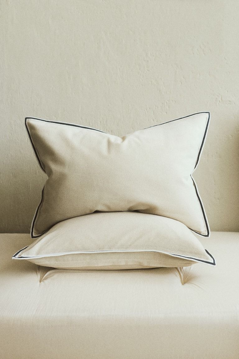 Cotton Canvas Cushion Cover