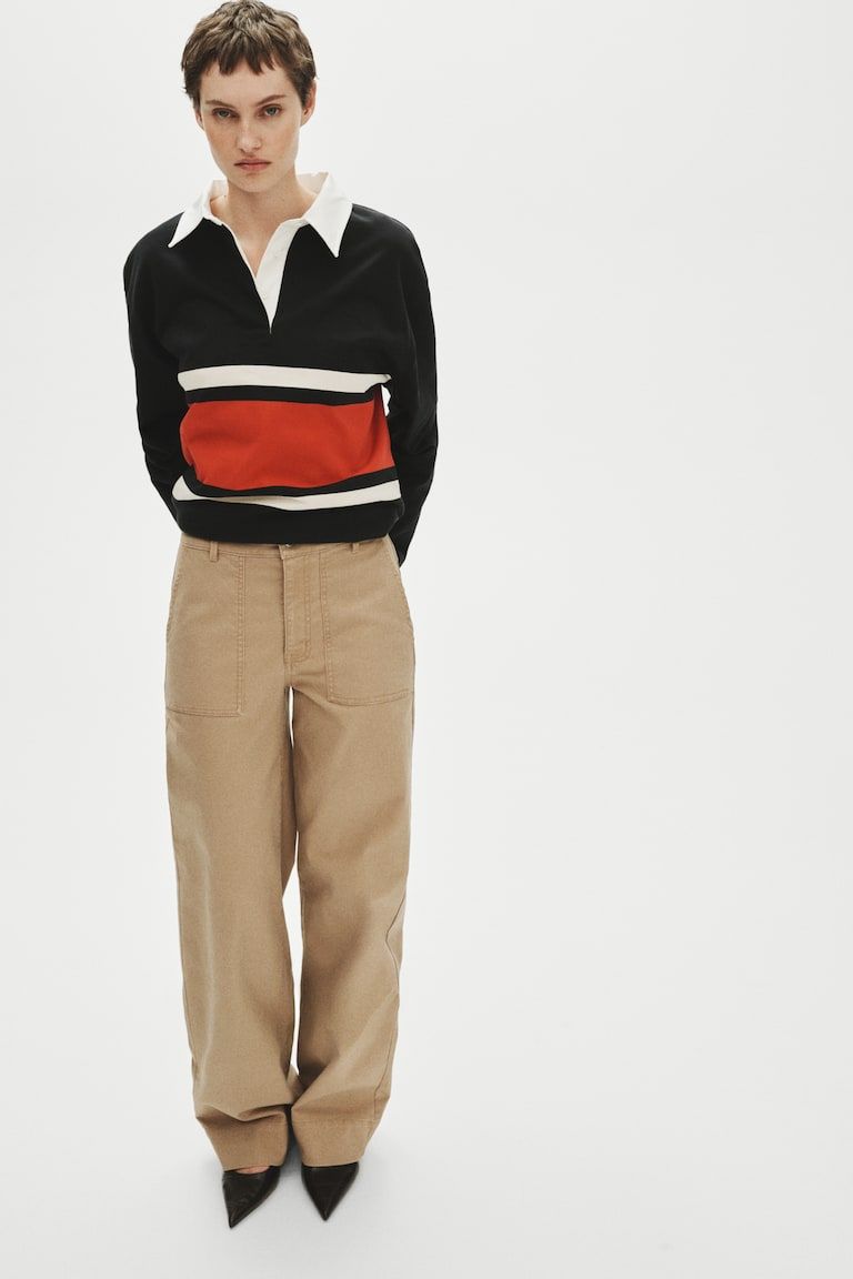 Cotton Canvas Pants