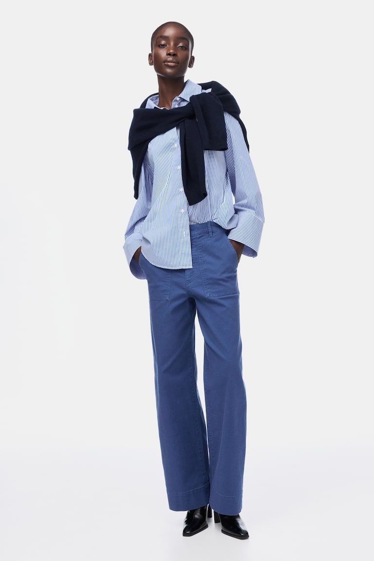 Cotton Canvas Pants